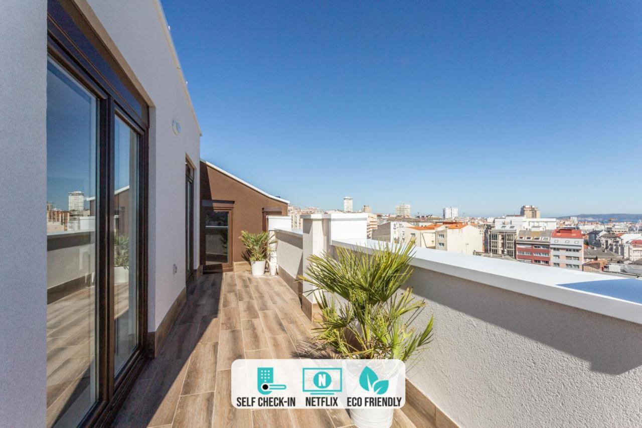 Indigo Rooftop A Coruña Dış mekan fotoğraf
